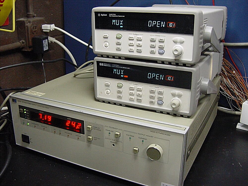 High Current Power Supply & Data Acquisition