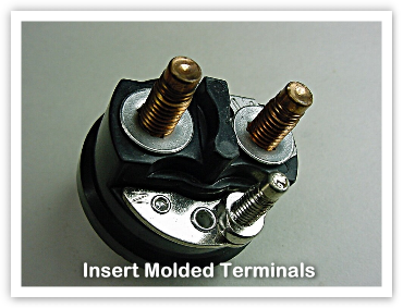 insert molded terminals